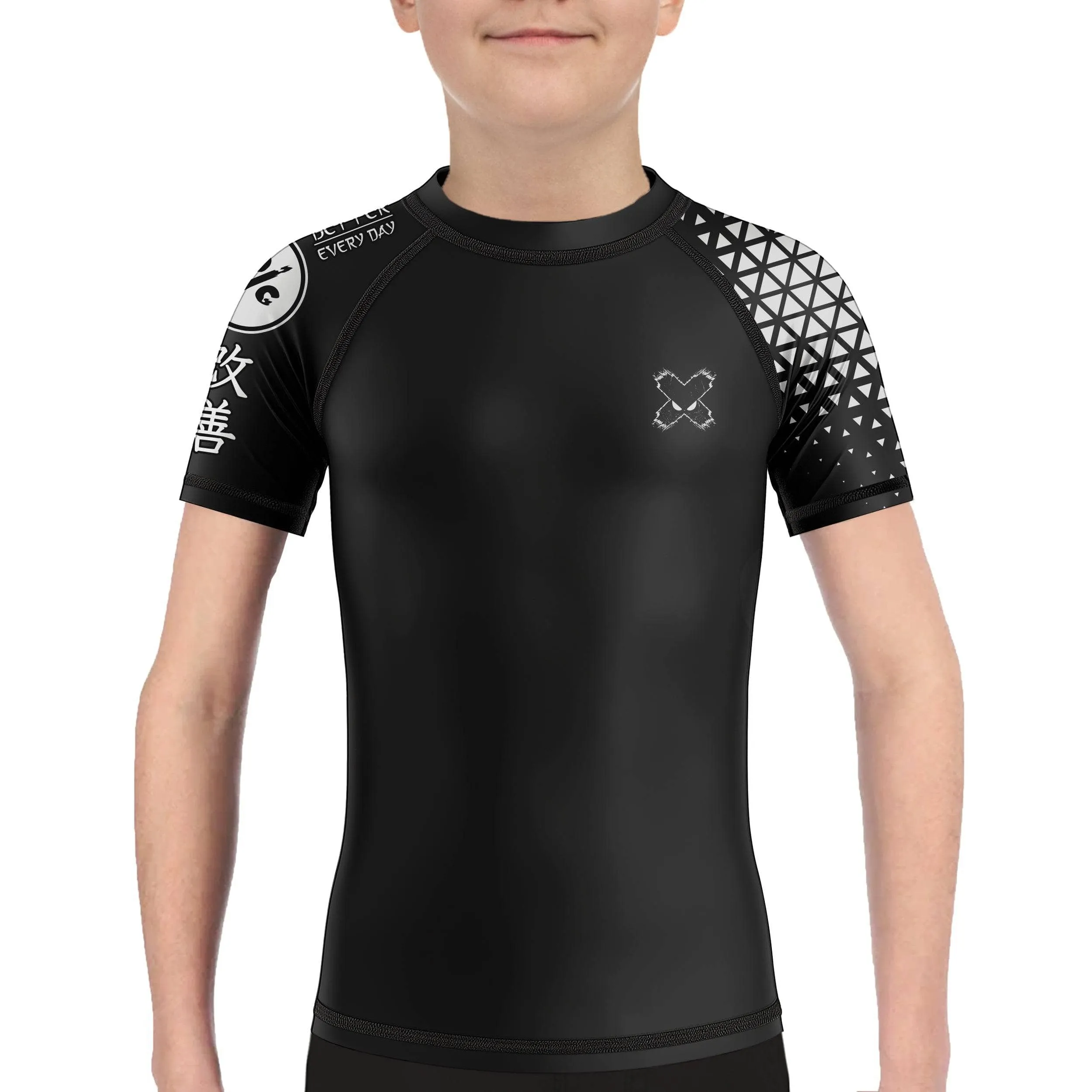 Grappler Kids Rank BJJ Rash Guard