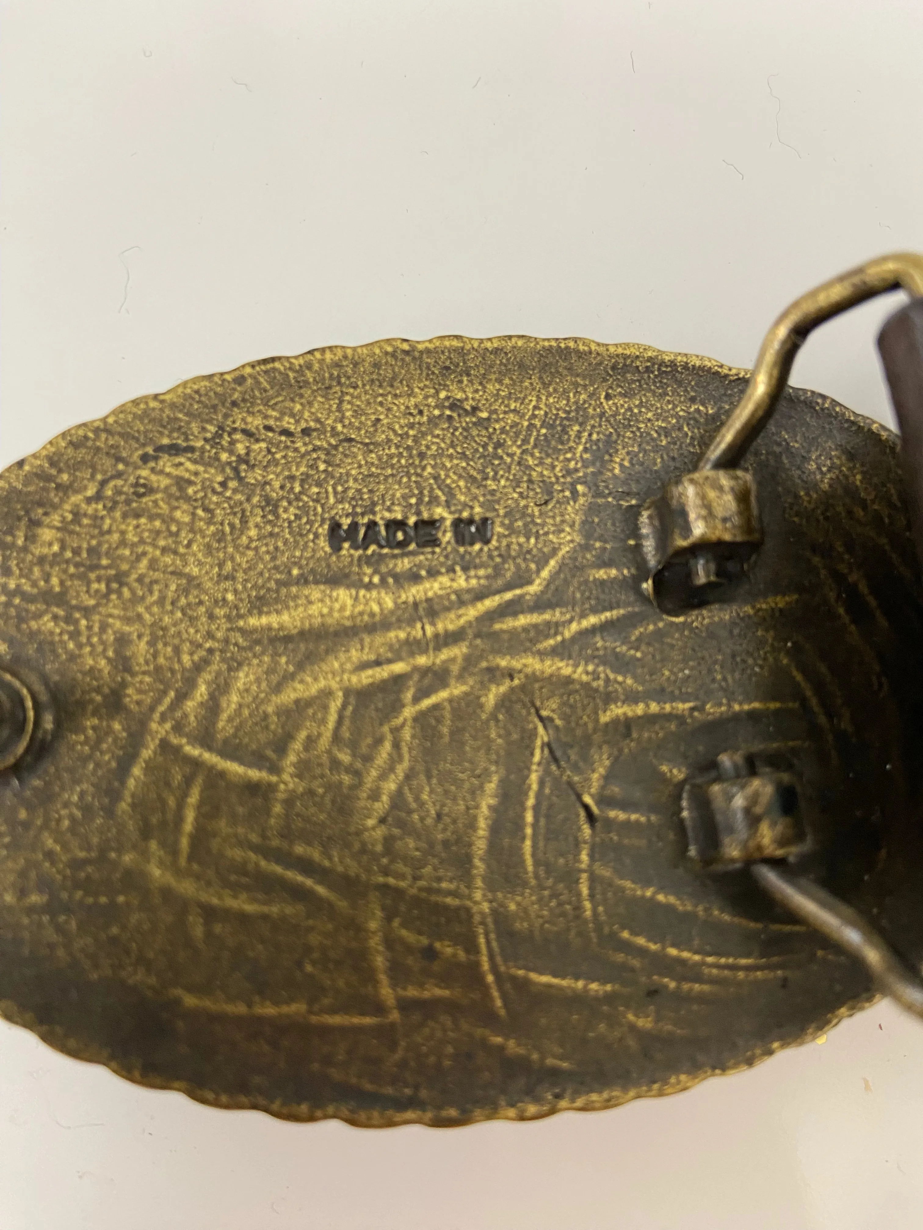 Harold’s leather belt