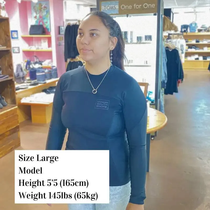 HawaiianSouthShore HYBRID WETRASH Longsleeves (XSmall-XXLarge) Black
