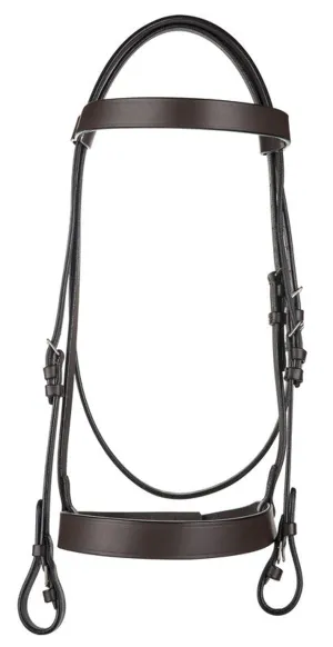 HENRI DE RIVEL POLO BRIDLE WITH DOUBLE REINS