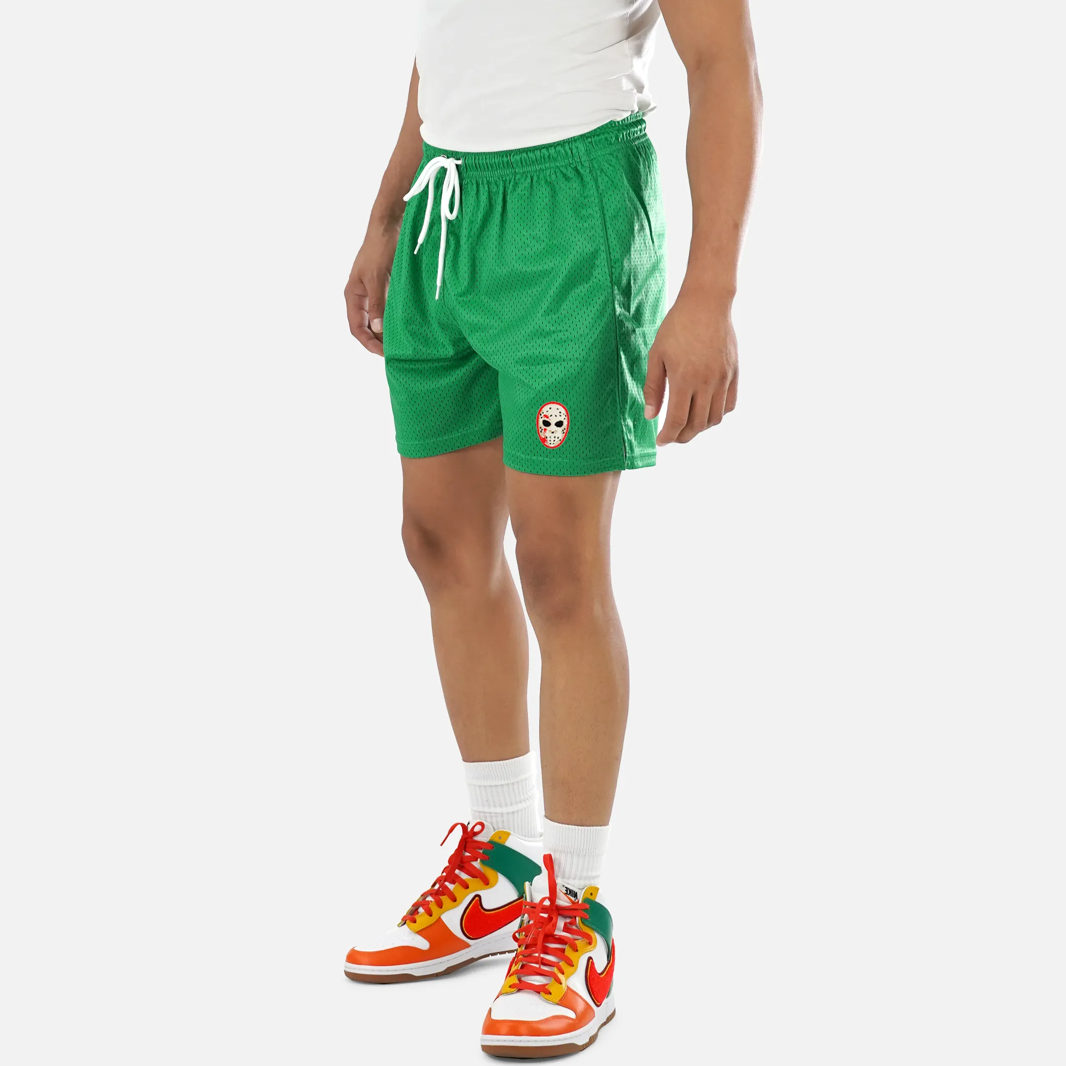 Hockey Mask Patch Shorts - 7"