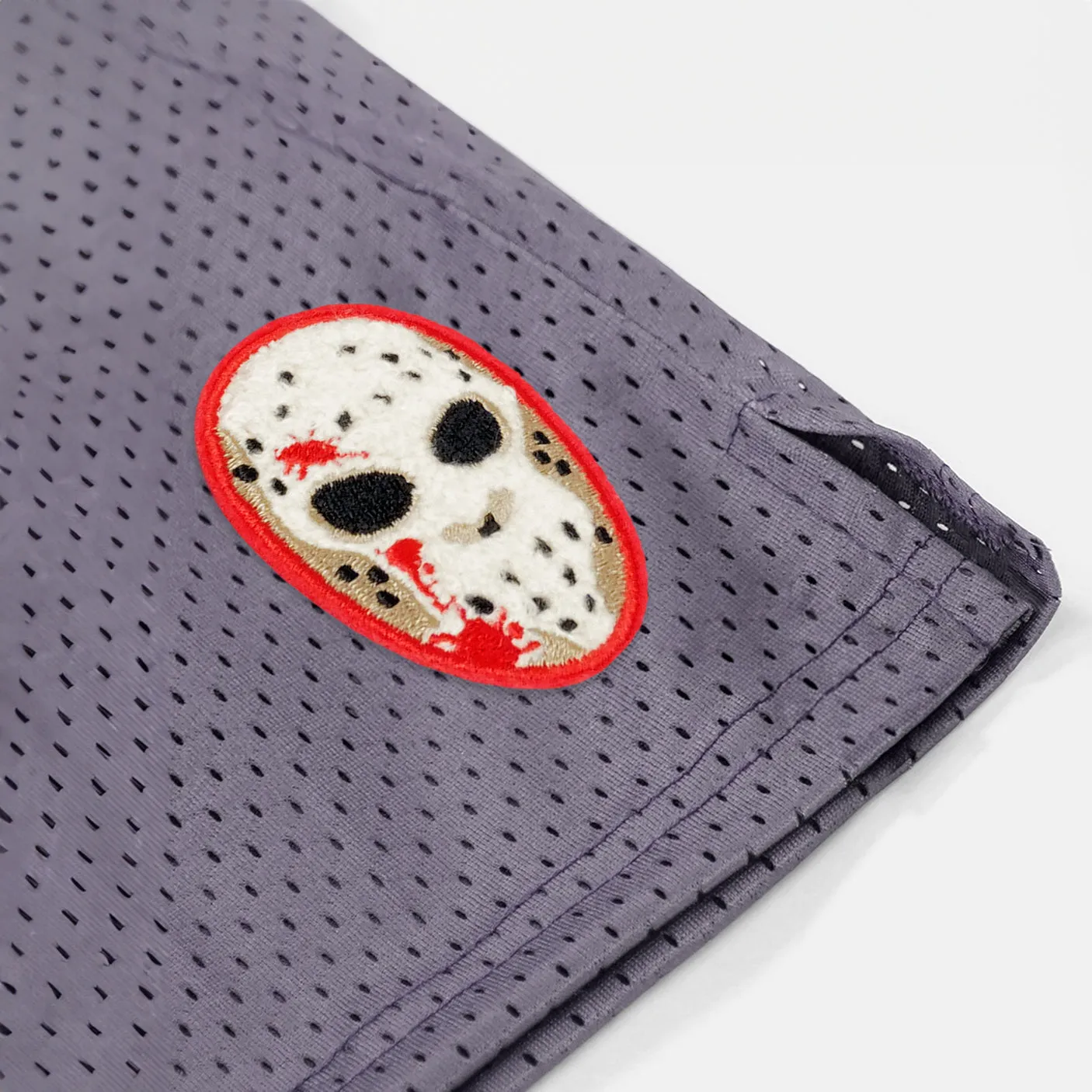 Hockey Mask Patch Shorts - 7"