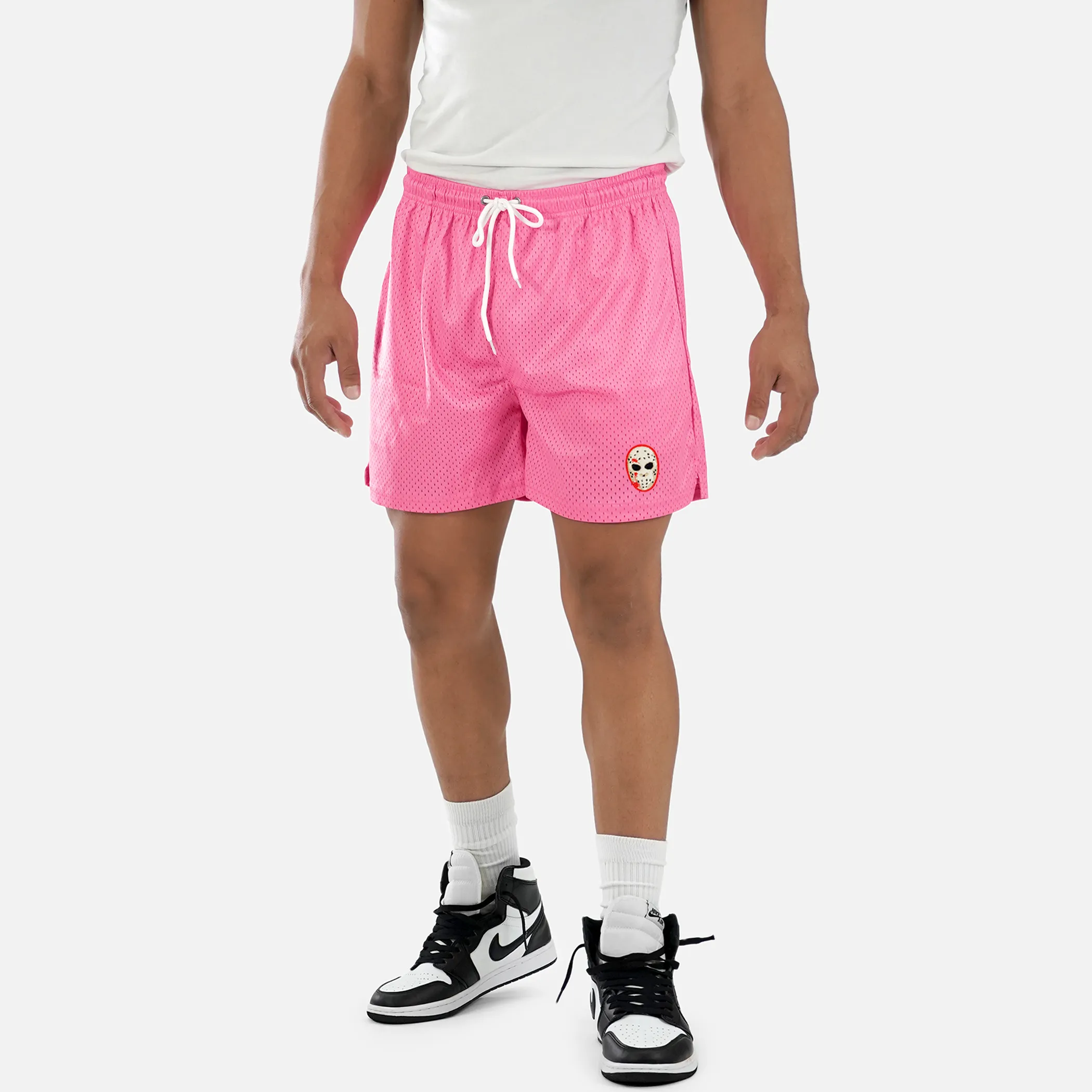 Hockey Mask Patch Shorts - 7"