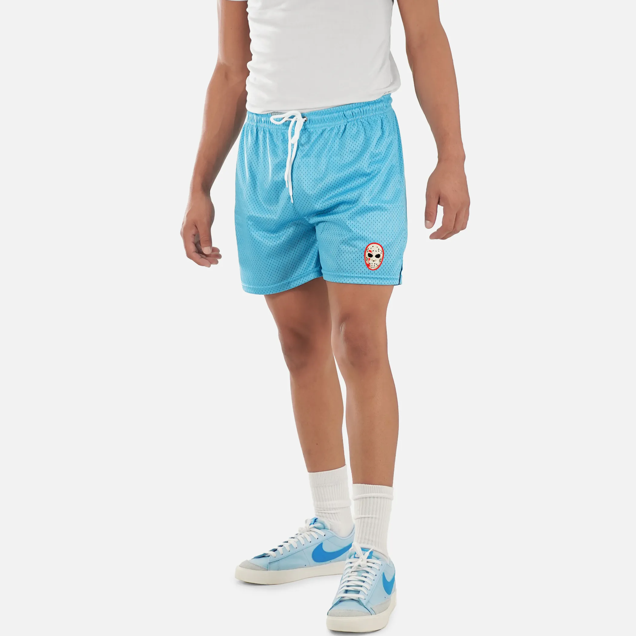 Hockey Mask Patch Shorts - 7"