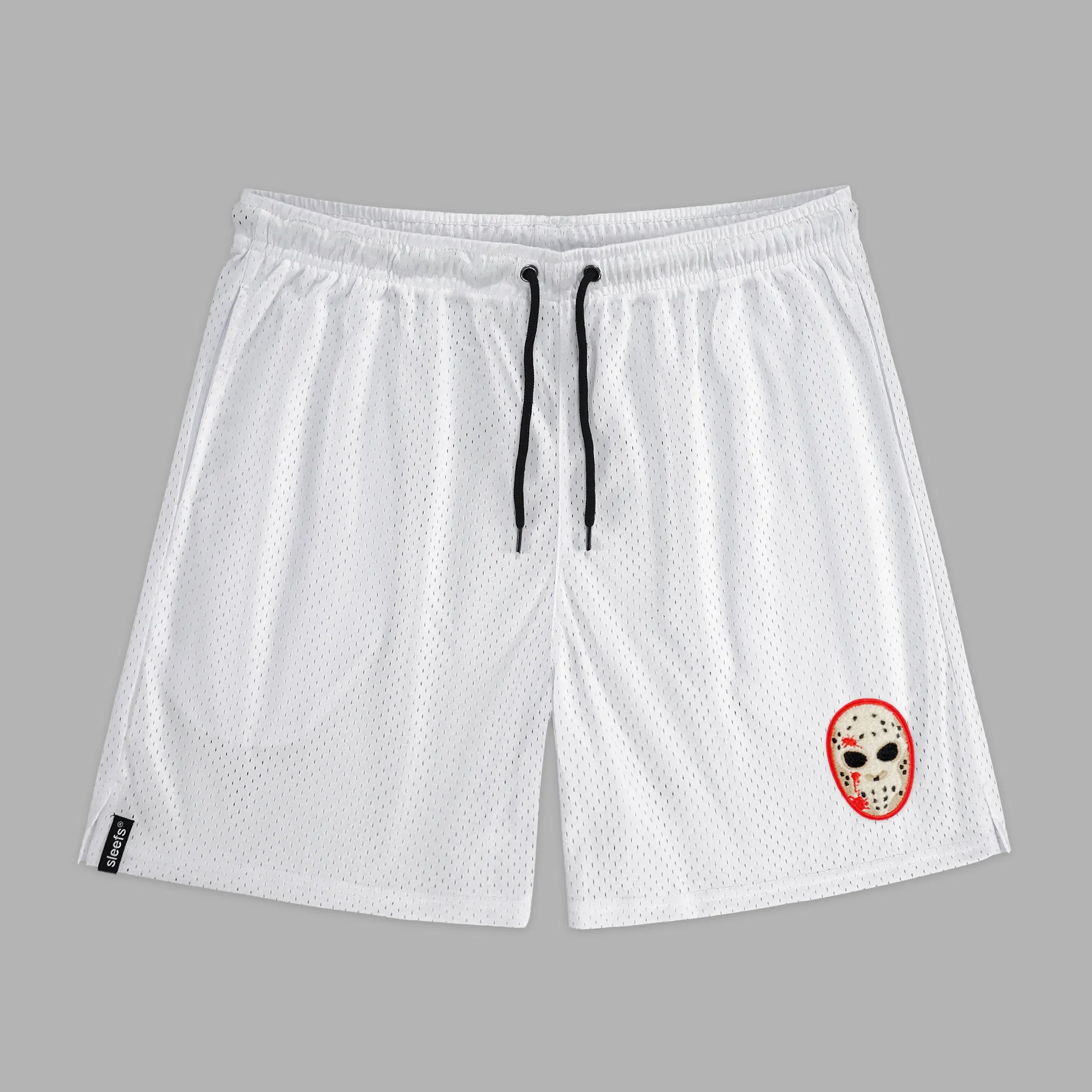 Hockey Mask Patch Shorts - 7"