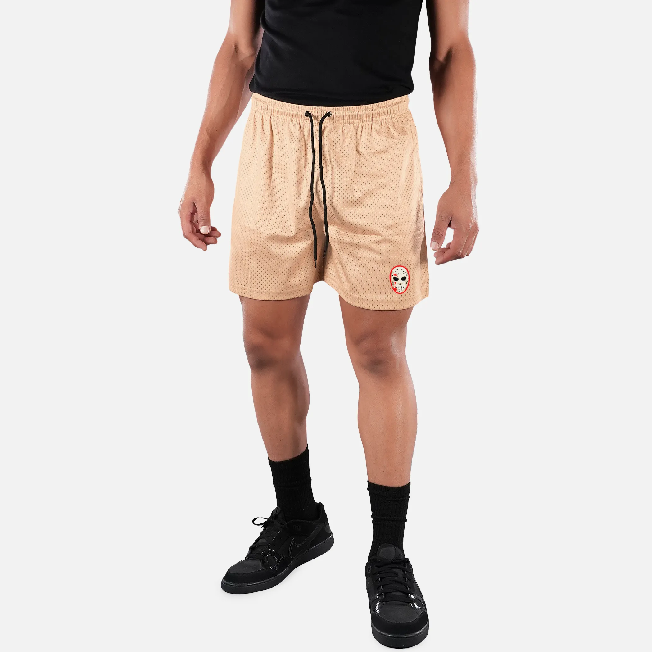 Hockey Mask Patch Shorts - 7"