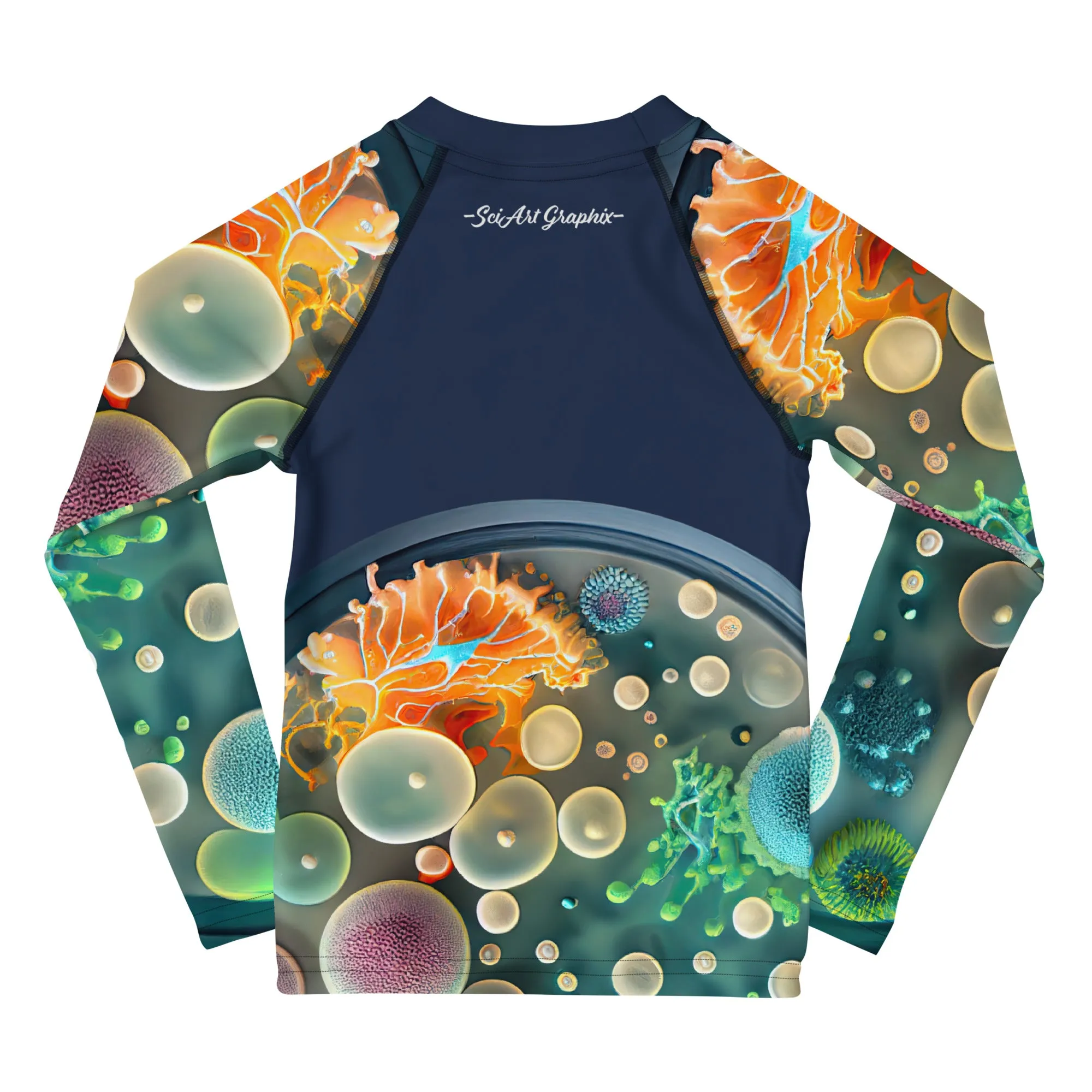 Kids Rash Guard Green World