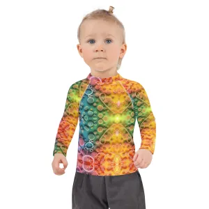 Kids Rash Guard Micro-Rainbow