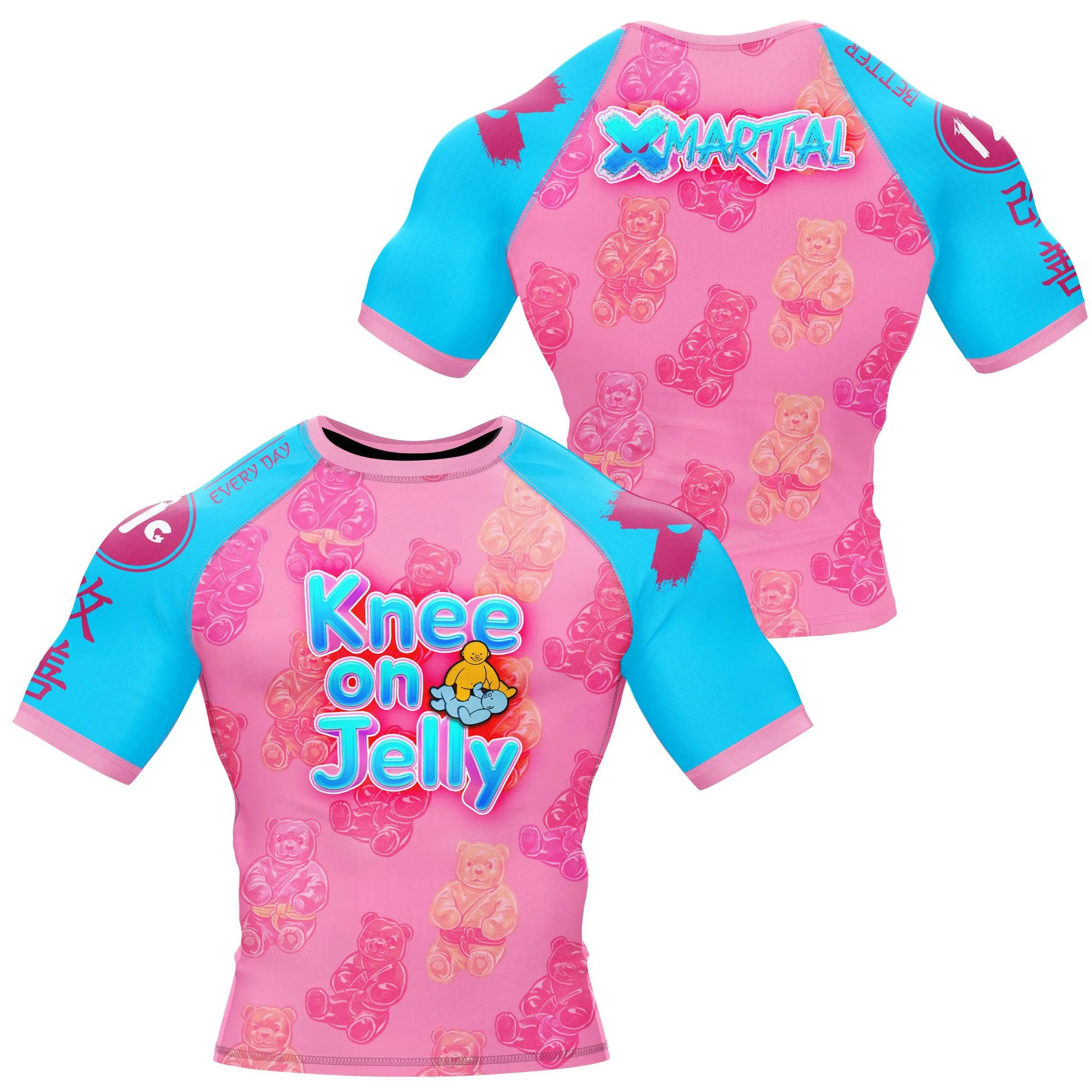 Knee on Jelly BJJ Rash Guard