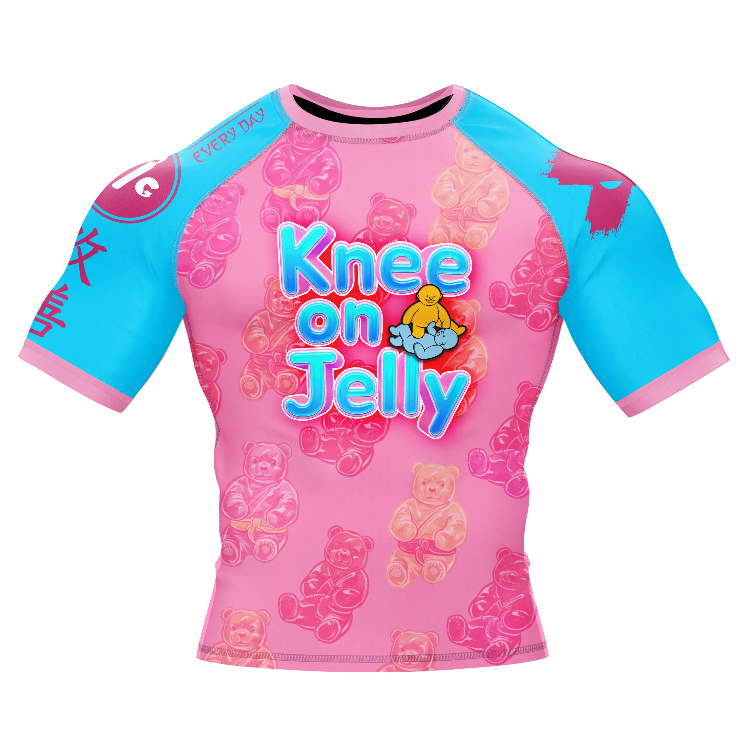 Knee on Jelly BJJ Rash Guard