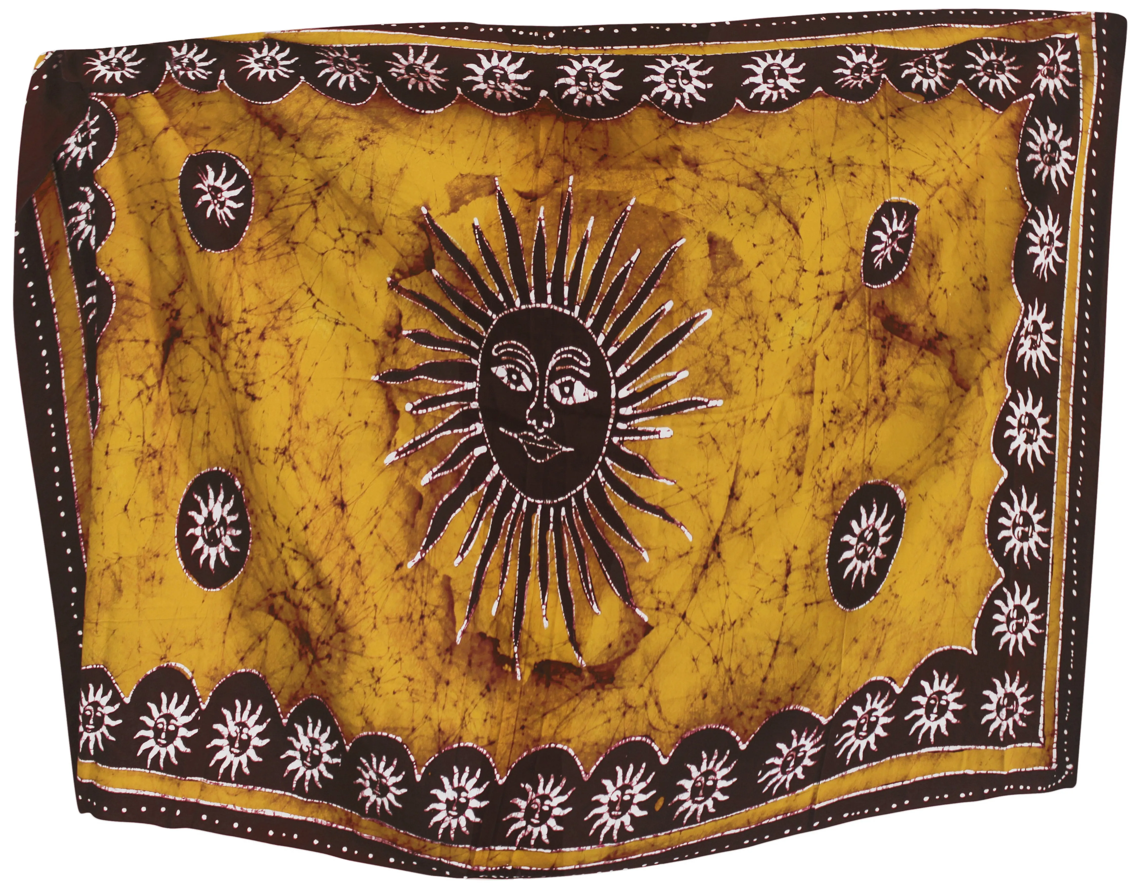 LA LEELA Rayon Batik Swimwear Wrap Party Swim Male Pareo 72"X42" Brown 6606 130629