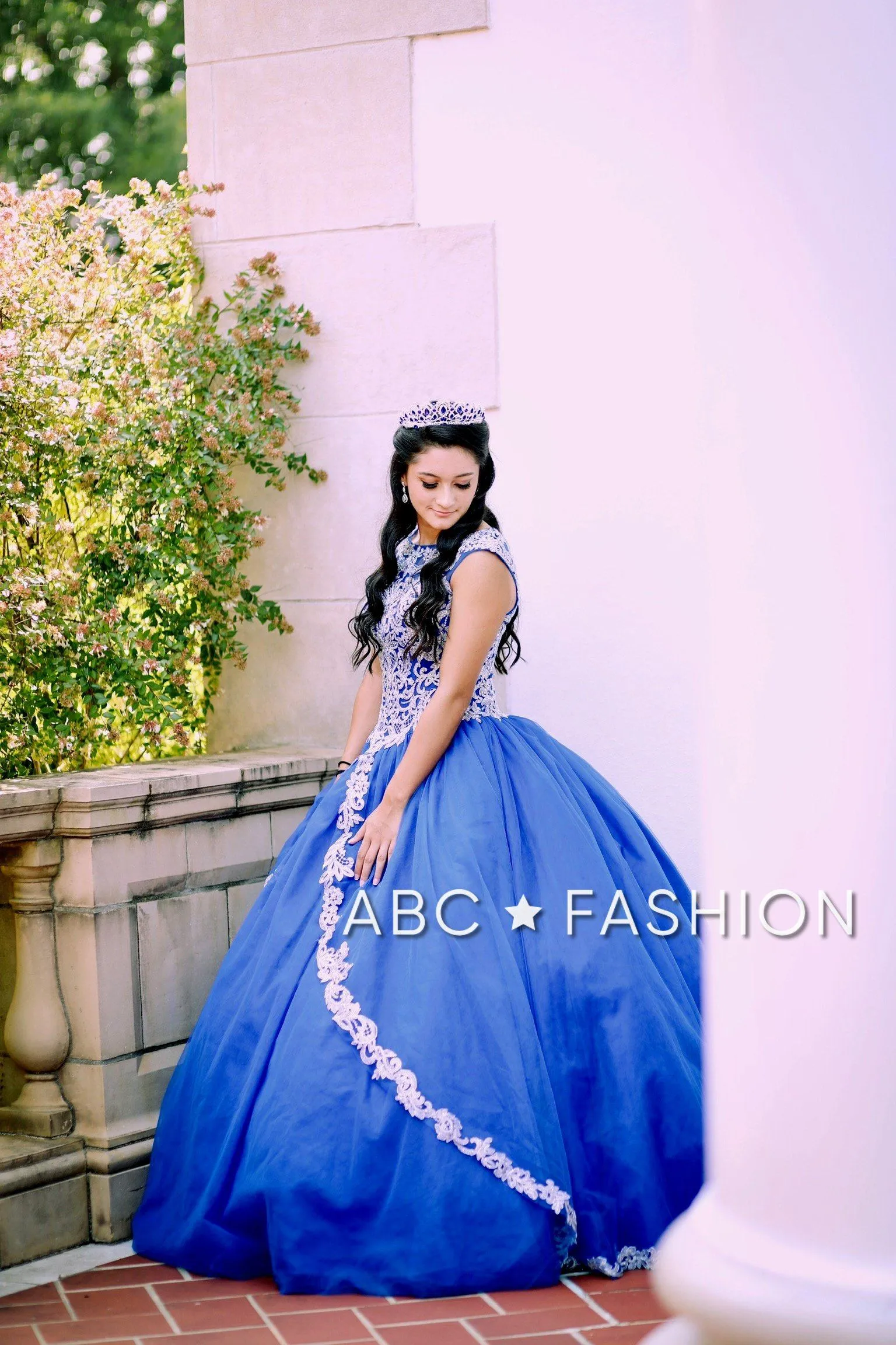 Lace Appliqued Quinceanera Dress by Fiesta Gowns 56336