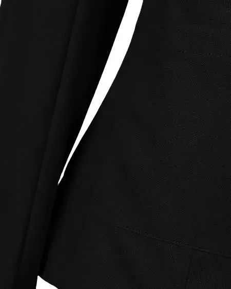 Lapel Neck Blazer & Drawstring Pants Combo
