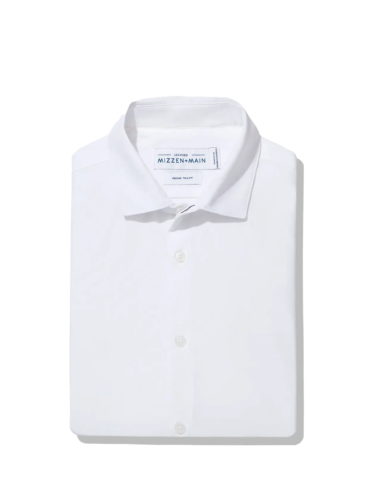 Leeward Classic Fit Tux Dress Shirt White