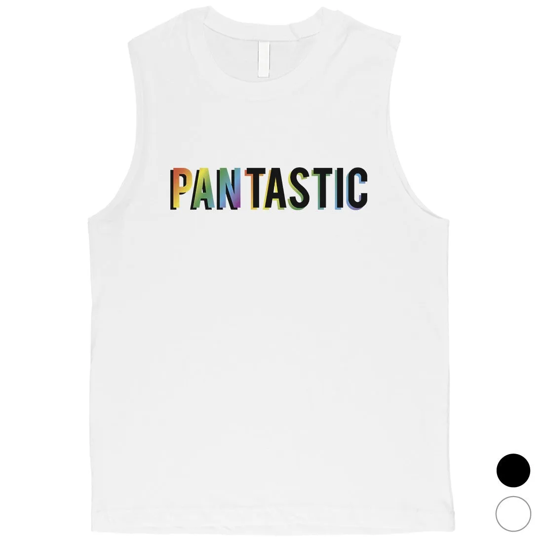 LGBT Pantastic Rainbow Mens Muscle Top