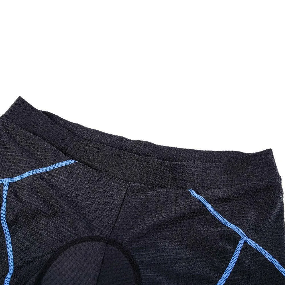 Lixada Men Bike Padded Shorts with Anti-Slip Leg Grips Cycling 3D Padded Underwear Bicycle Padding Riding Shorts Biking Underwear Shorts