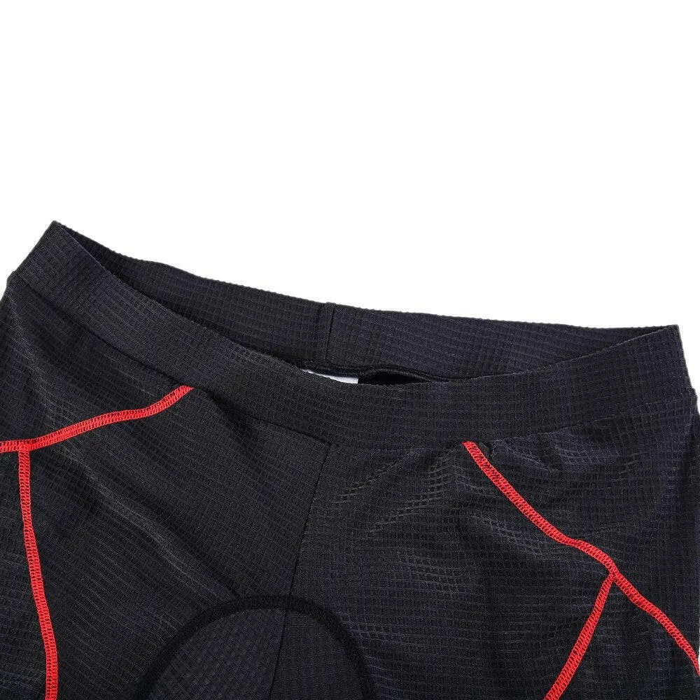 Lixada Men Bike Padded Shorts with Anti-Slip Leg Grips Cycling 3D Padded Underwear Bicycle Padding Riding Shorts Biking Underwear Shorts