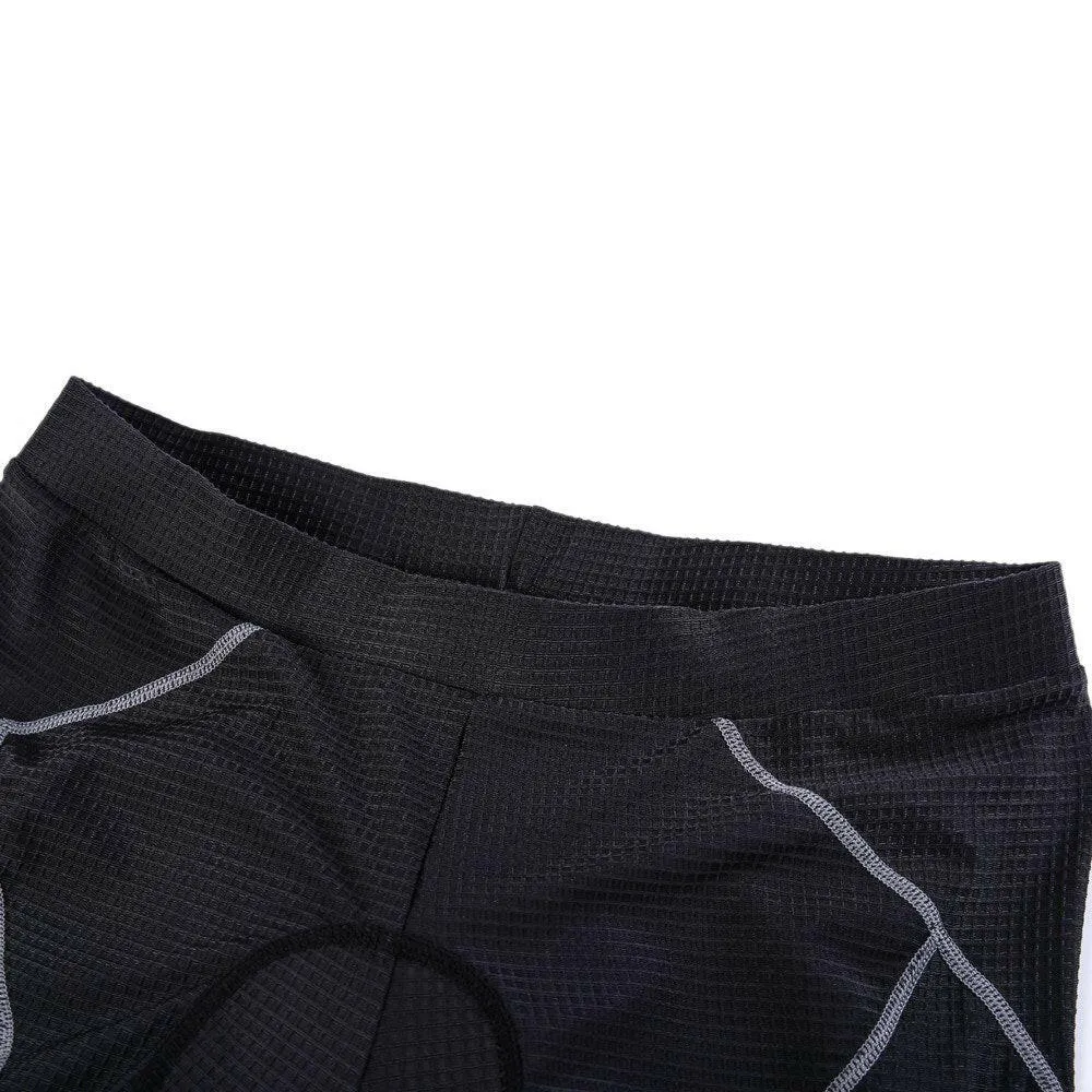 Lixada Men Bike Padded Shorts with Anti-Slip Leg Grips Cycling 3D Padded Underwear Bicycle Padding Riding Shorts Biking Underwear Shorts