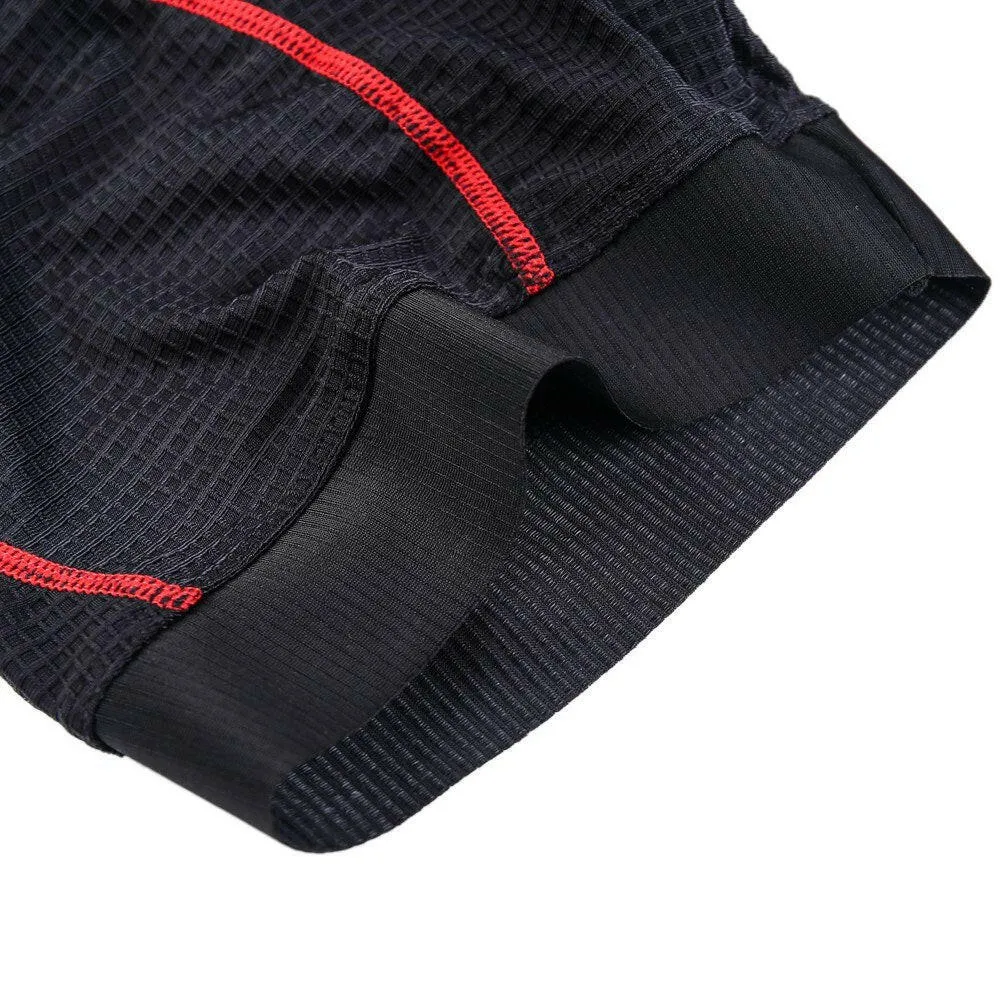 Lixada Men Bike Padded Shorts with Anti-Slip Leg Grips Cycling 3D Padded Underwear Bicycle Padding Riding Shorts Biking Underwear Shorts