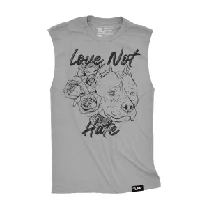 Love Not Hate Raw Edge Muscle Tank