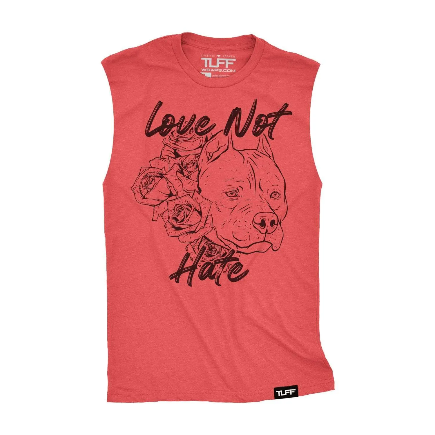 Love Not Hate Raw Edge Muscle Tank