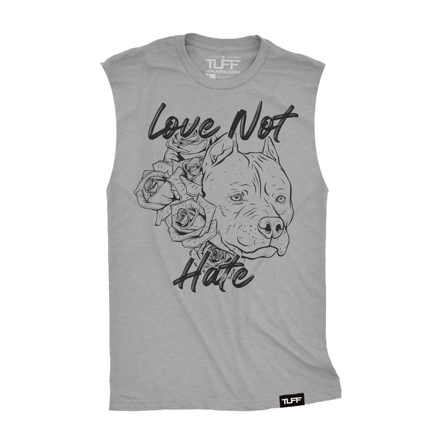 Love Not Hate Raw Edge Muscle Tank
