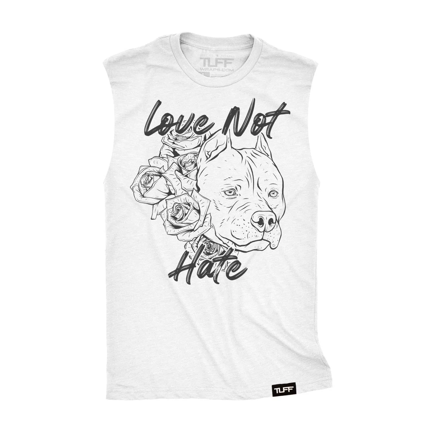 Love Not Hate Raw Edge Muscle Tank