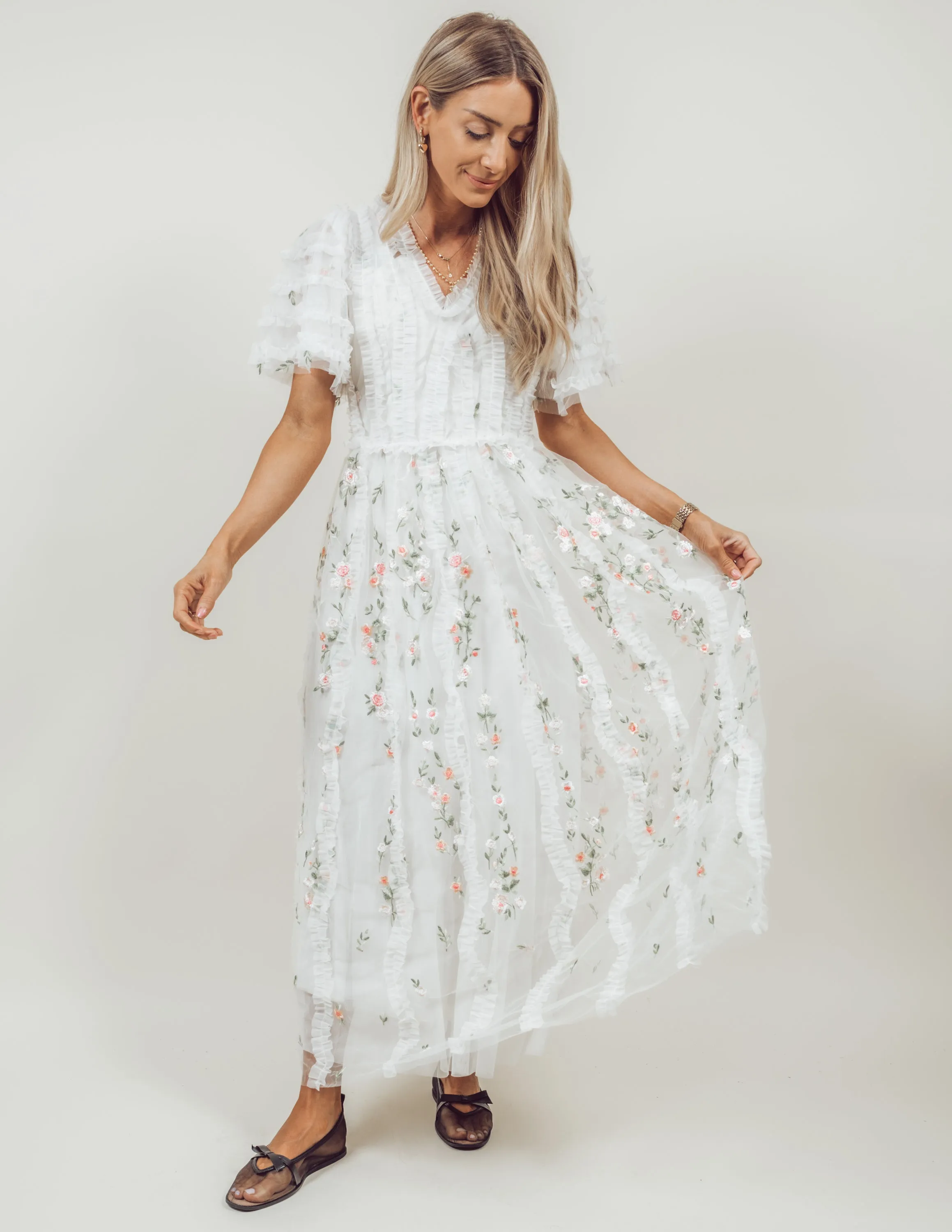 Luke Garden Embroidered Dress