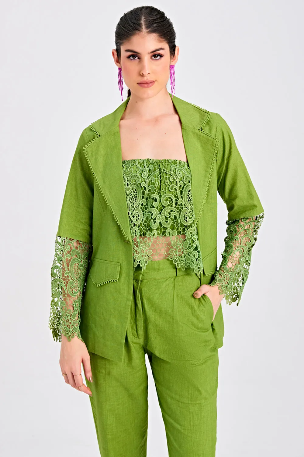 Marine Three Piece Pant Set
