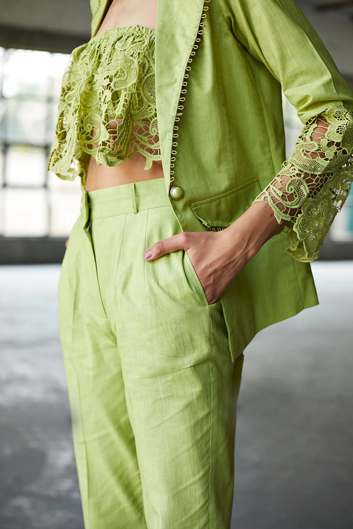 Marine Three Piece Pant Set