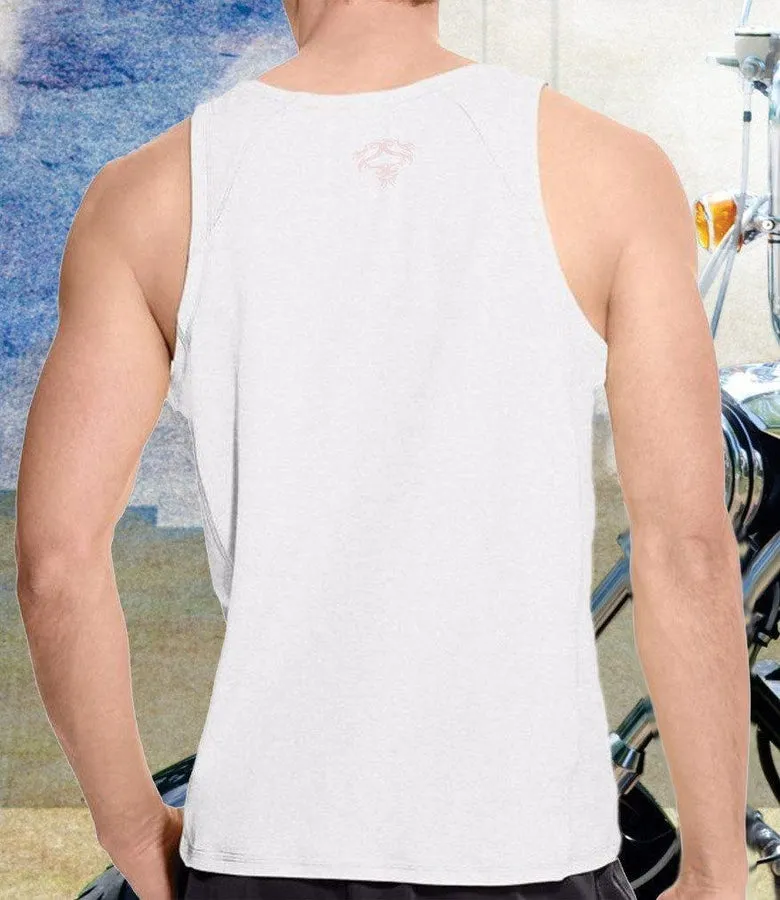 Men's Fierce White Muscle Shirt