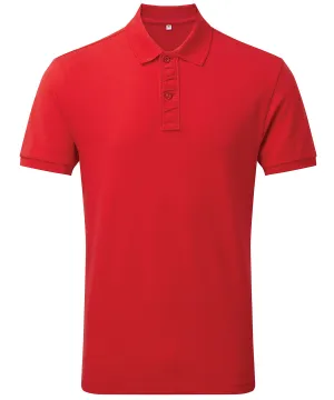 Mens infinity stretch polo | Cherry Red