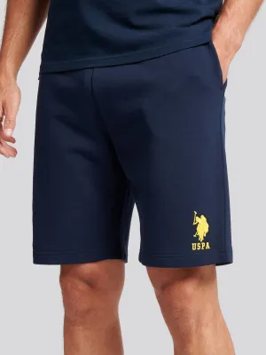 Mens Player 3 Sweat Shorts in Navy Blazer Yellow DHM
