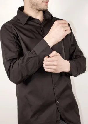 Minimalist Button Down - Black