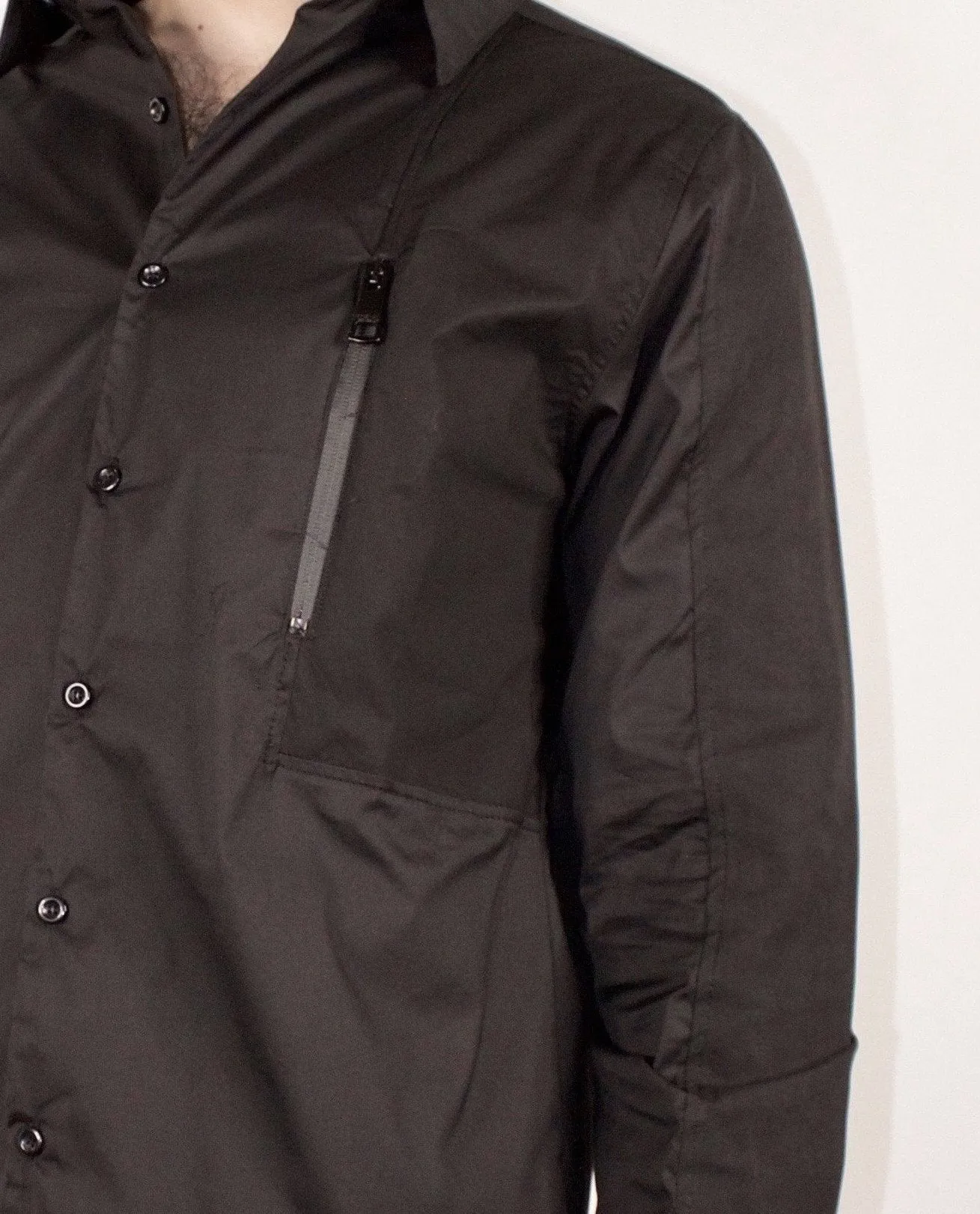 Minimalist Button Down - Black