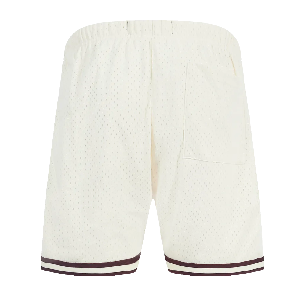 MLB PHILADELPHIA PHILLIES RETRO LOGO MEN'S MESH SHORT (EGGSHELL/WINE)