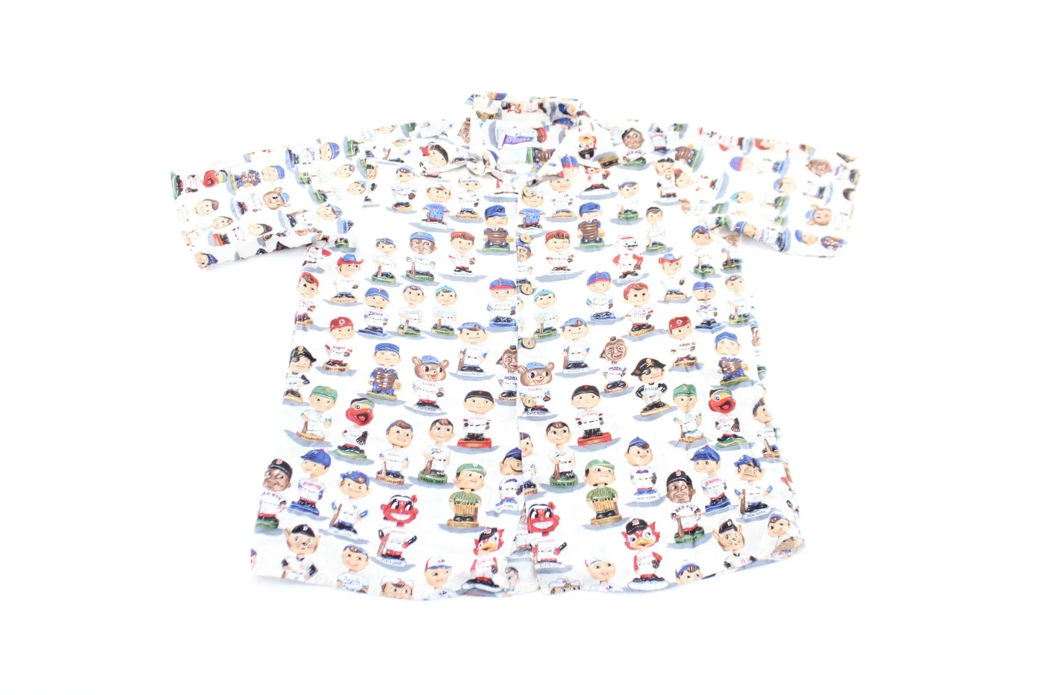MLB Reyn Spooner Bobbleheads Print Button Down