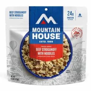 Mountain House BEEF STROGANOFF with NOODLES Pouch (2-Servings)
