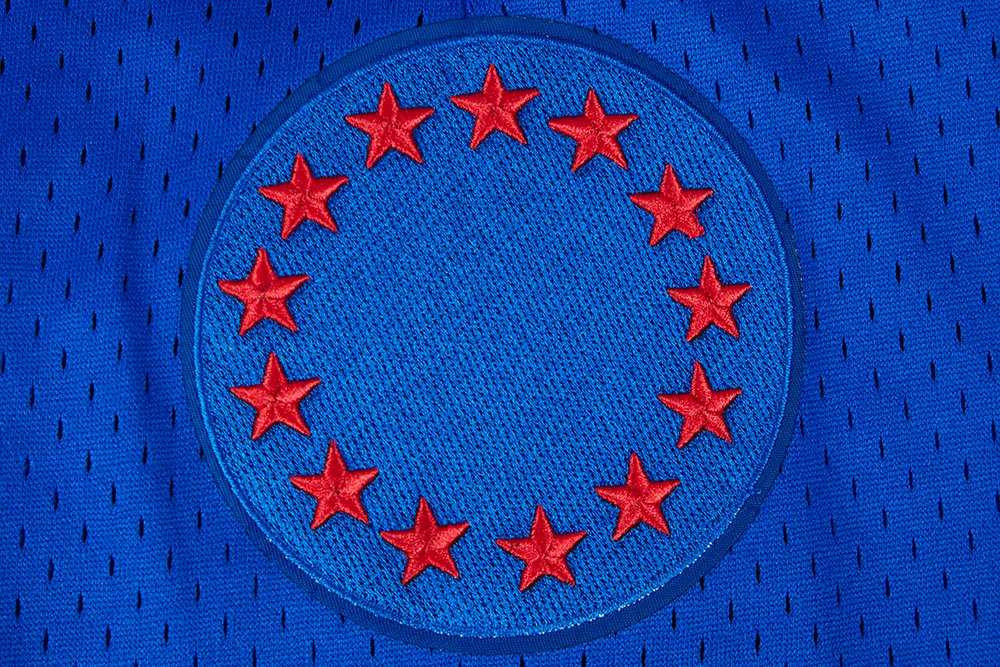 NBA PHILADELPHIA 76ERS CLASSIC MESH MEN'S SHORT (ROYAL BLUE)