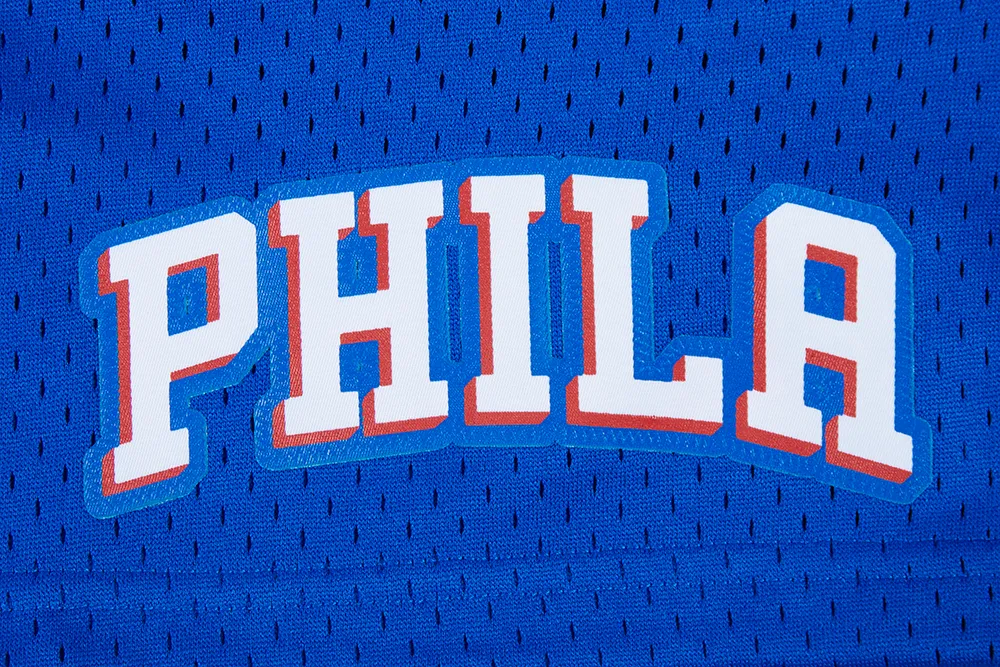 NBA PHILADELPHIA 76ERS CLASSIC MESH MEN'S SHORT (ROYAL BLUE)