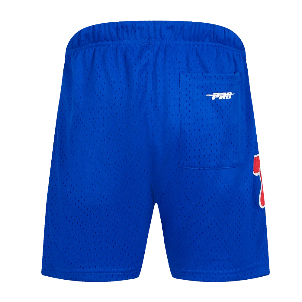 NBA PHILADELPHIA 76ERS CLASSIC MESH MEN'S SHORT (ROYAL BLUE)