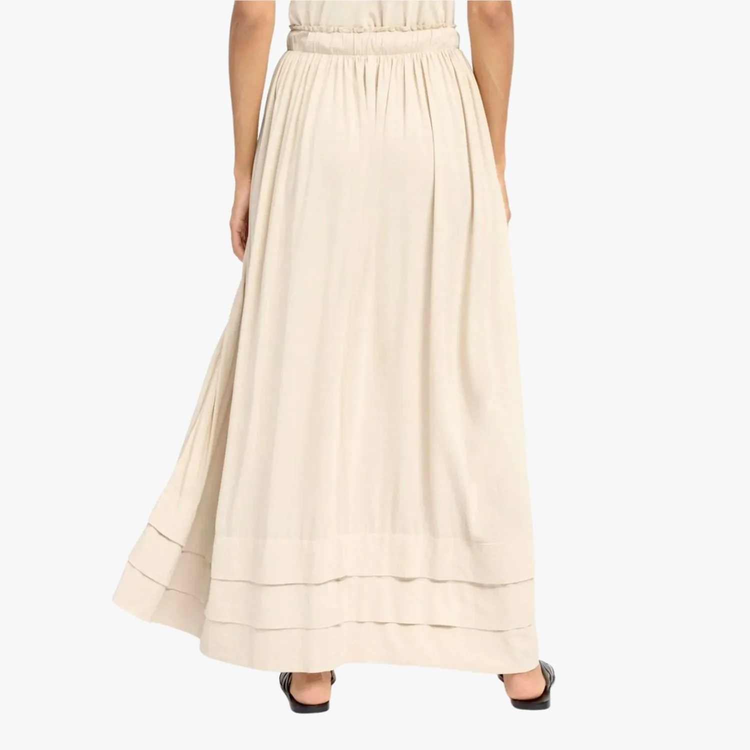Nessa Maxi Skirt (Sand)