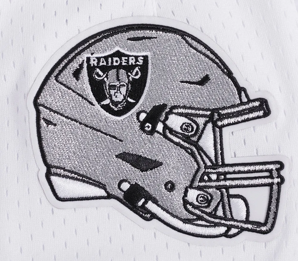 NFL LAS VEGAS RAIDERS CLASSIC MESH MEN'S SHORT (WHITE / BLACK / WHTE)