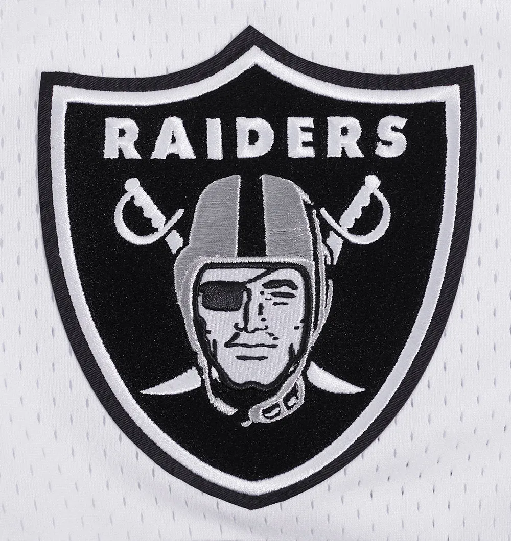 NFL LAS VEGAS RAIDERS CLASSIC MESH MEN'S SHORT (WHITE / BLACK / WHTE)
