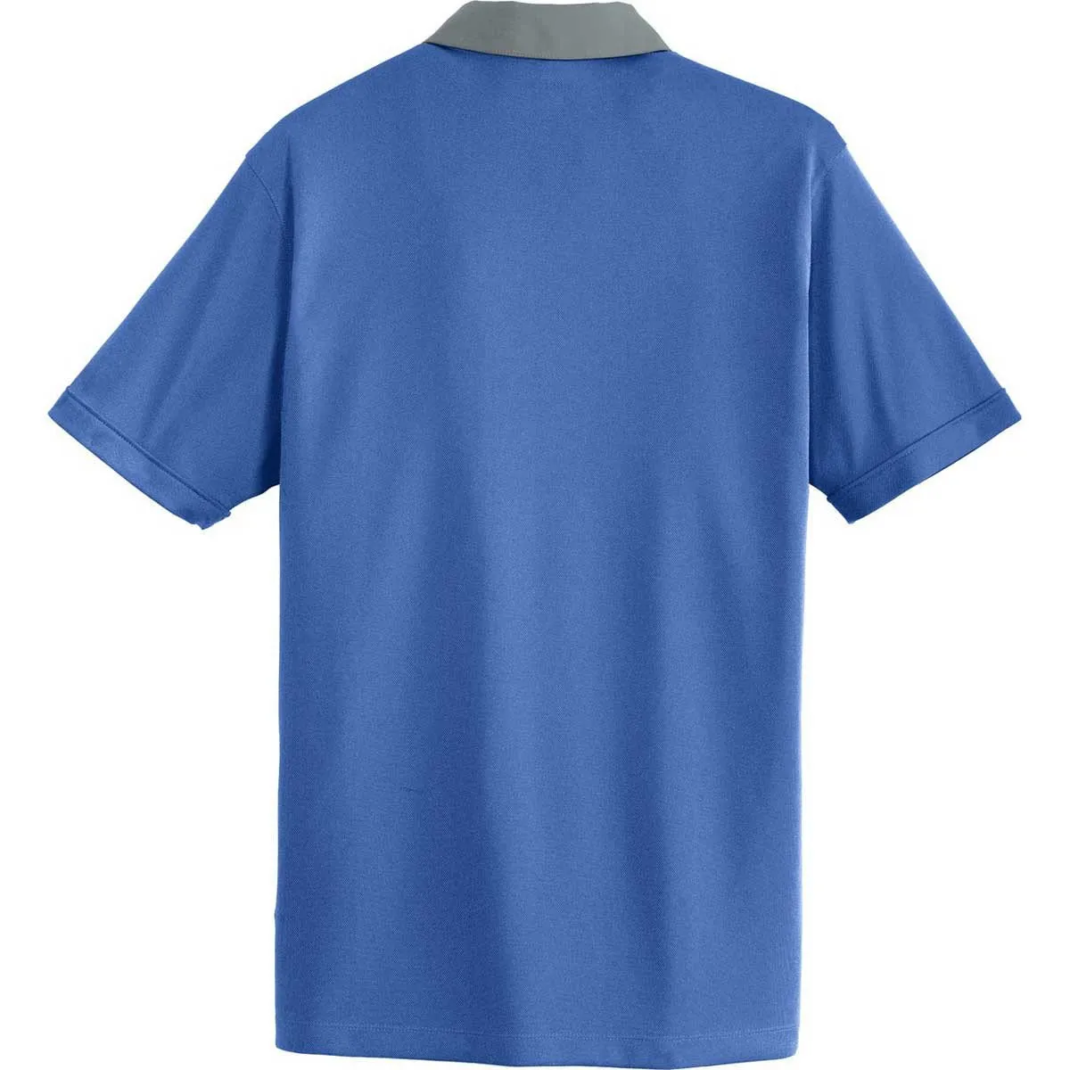 Nike Golf Men's Blue Heather Dri-FIT Pique Modern Fit Polo