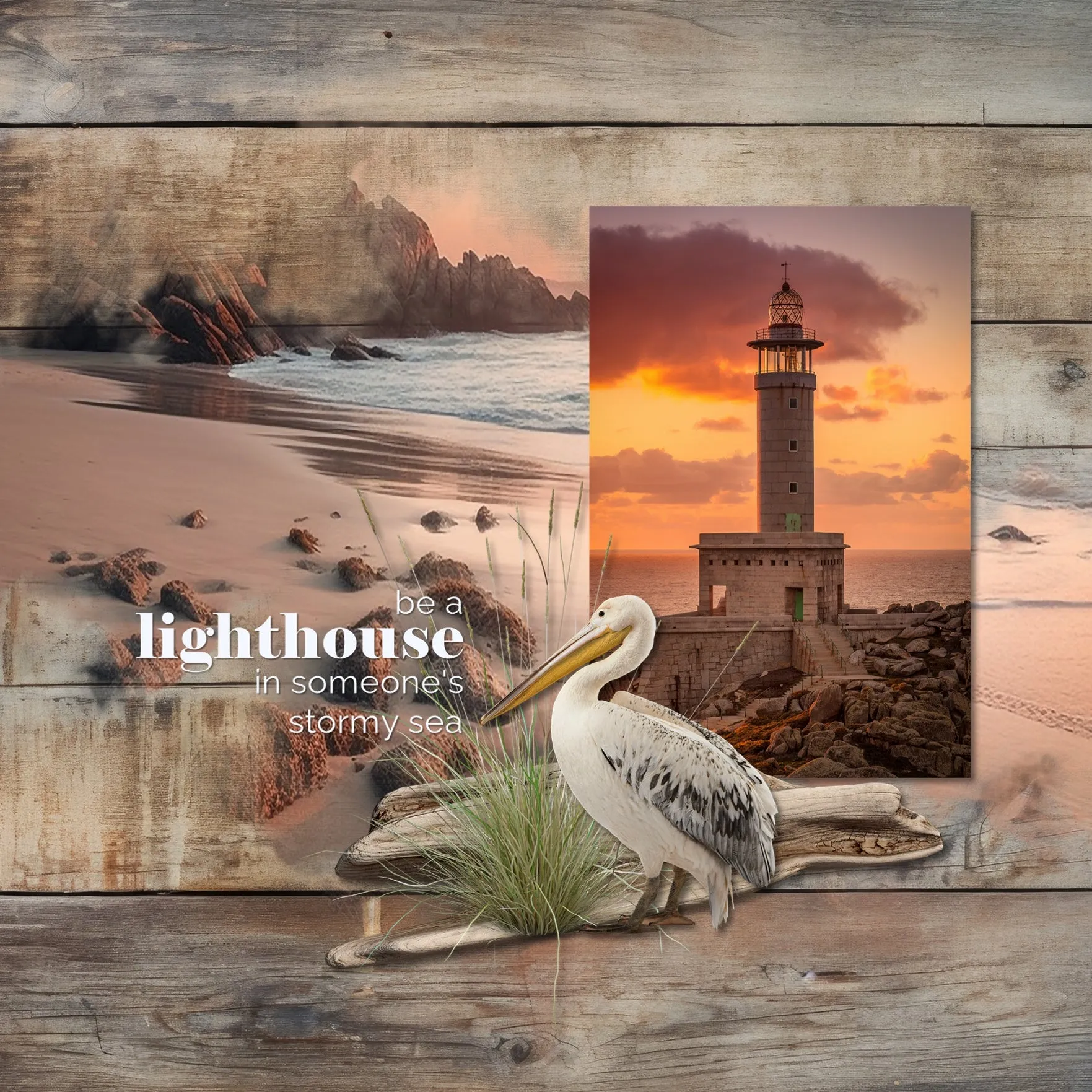 Ocean Masked Overlays Digital Scrapbook Bundle