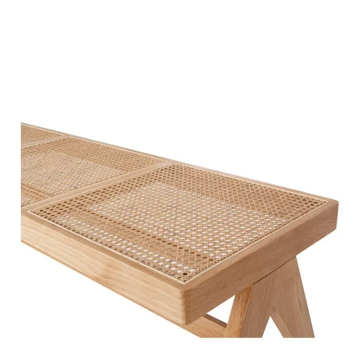 Palma Bench Seat - Natural Oak