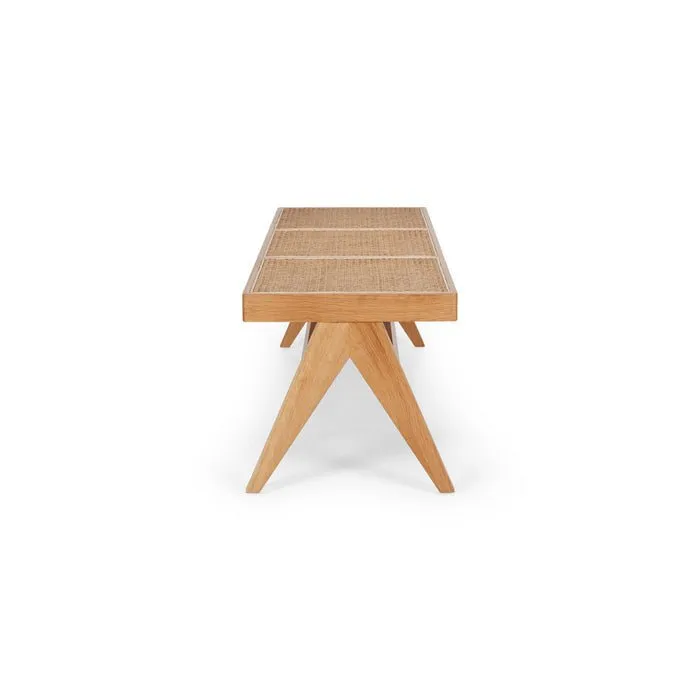 Palma Bench Seat - Natural Oak