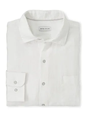 Peter Millar Coastal Garment Dyed Linen Sport Shirt (3 Colors)