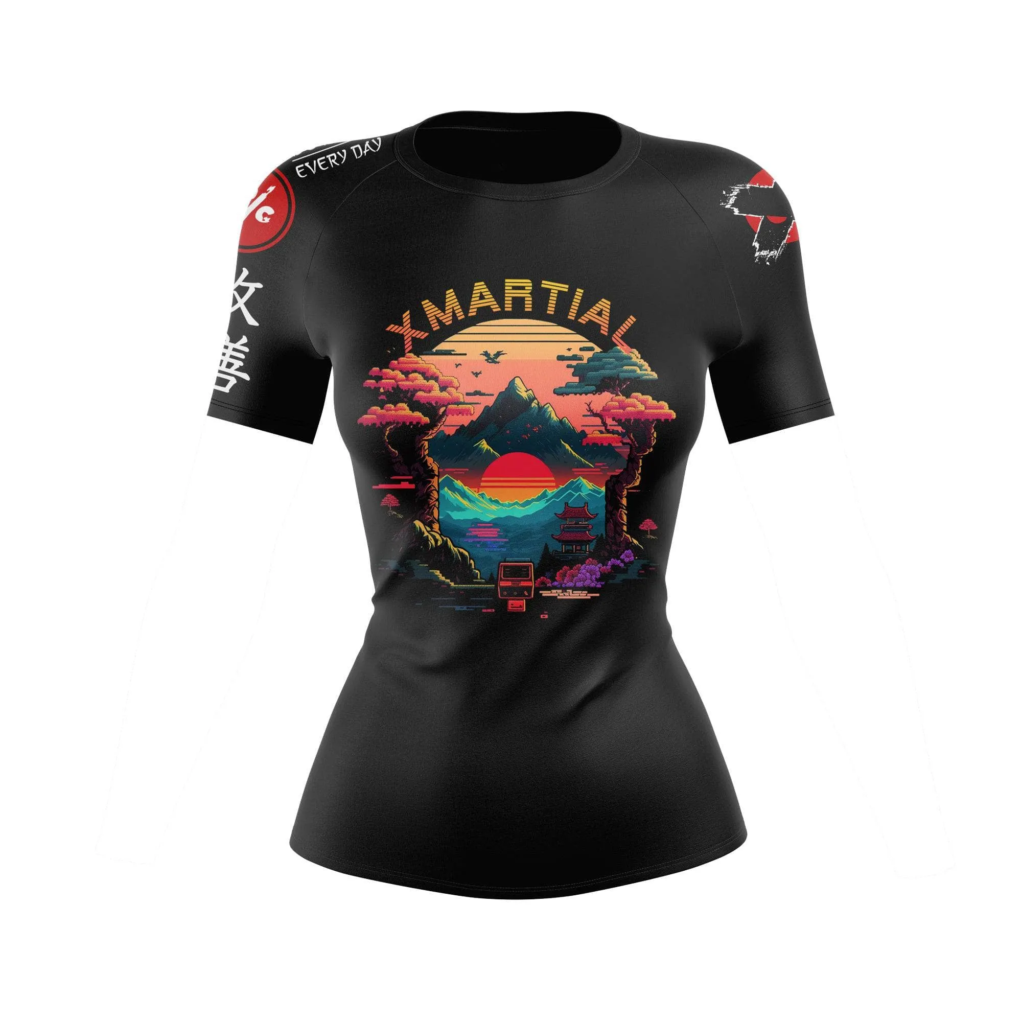 Pixel Peak Women's BJJ Rash Guard
